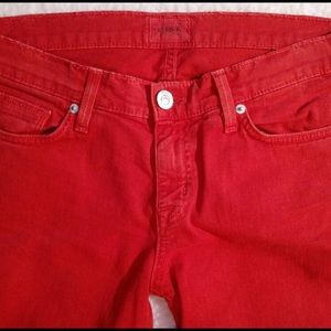 Red Hudson Skinny Jeans